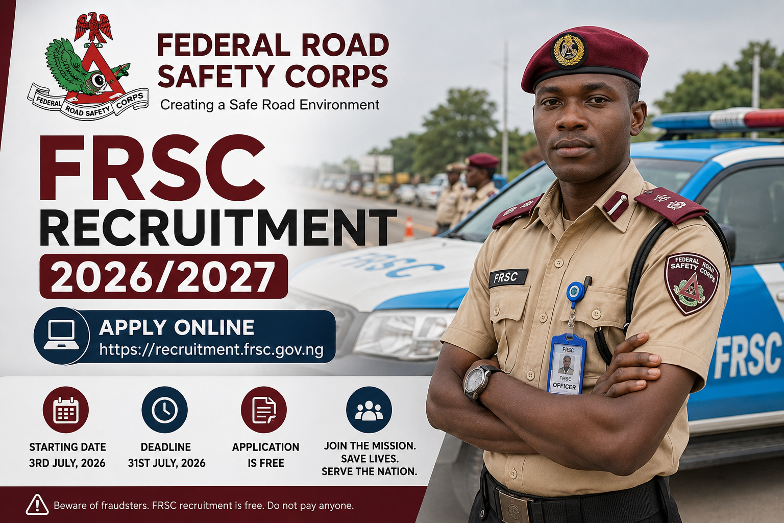 FRSC Recruitment Portal