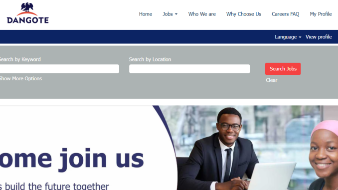 Dangote Fertilizer Graduate Trainee Program